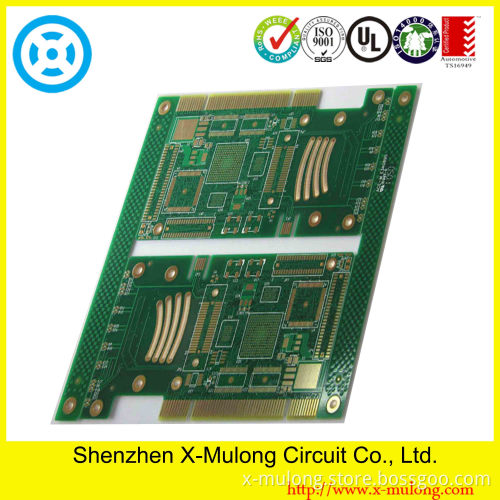 8 Layer Impedence Control PCB with Blind/Buried Vias, Gold Finger, BGA and Enig Surface